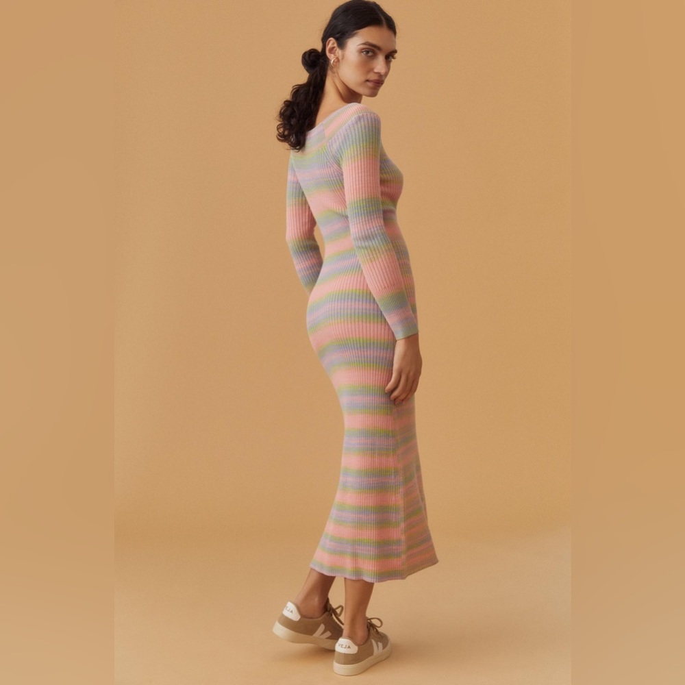✨ Anthropologie Sweater Dress Sz S - Picture 3 of 6